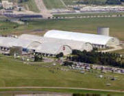 Aerial view of the National Museum of the USAF>  